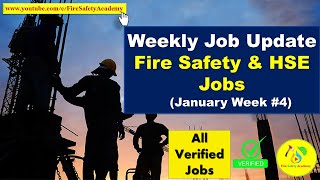 Fire Safety & HSE/EHS Jobs | January Week #4 | Weekly Safety Job Updates | All Verified Jobs ✅ screenshot 4
