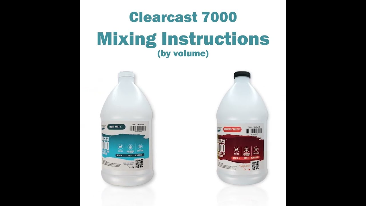 Clear Epoxy Resin Voc Free Non Toxic - Clearcast 7000 Clearcast 7000 The Epoxy  Resin Store, 1 Gallon Kit