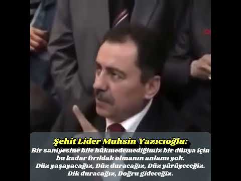 Muhsin Yazıcıoğlu: Bir saniyesine bile hükmedemediğimiz bir dünya için bu kadar fırıldak olmanın anl