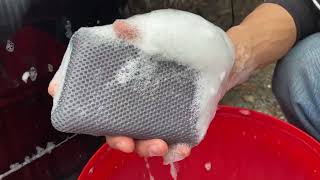 Lucullan 3 Color Microfiber Bug Sponge For Car Washing Ultra Sof screenshot 3