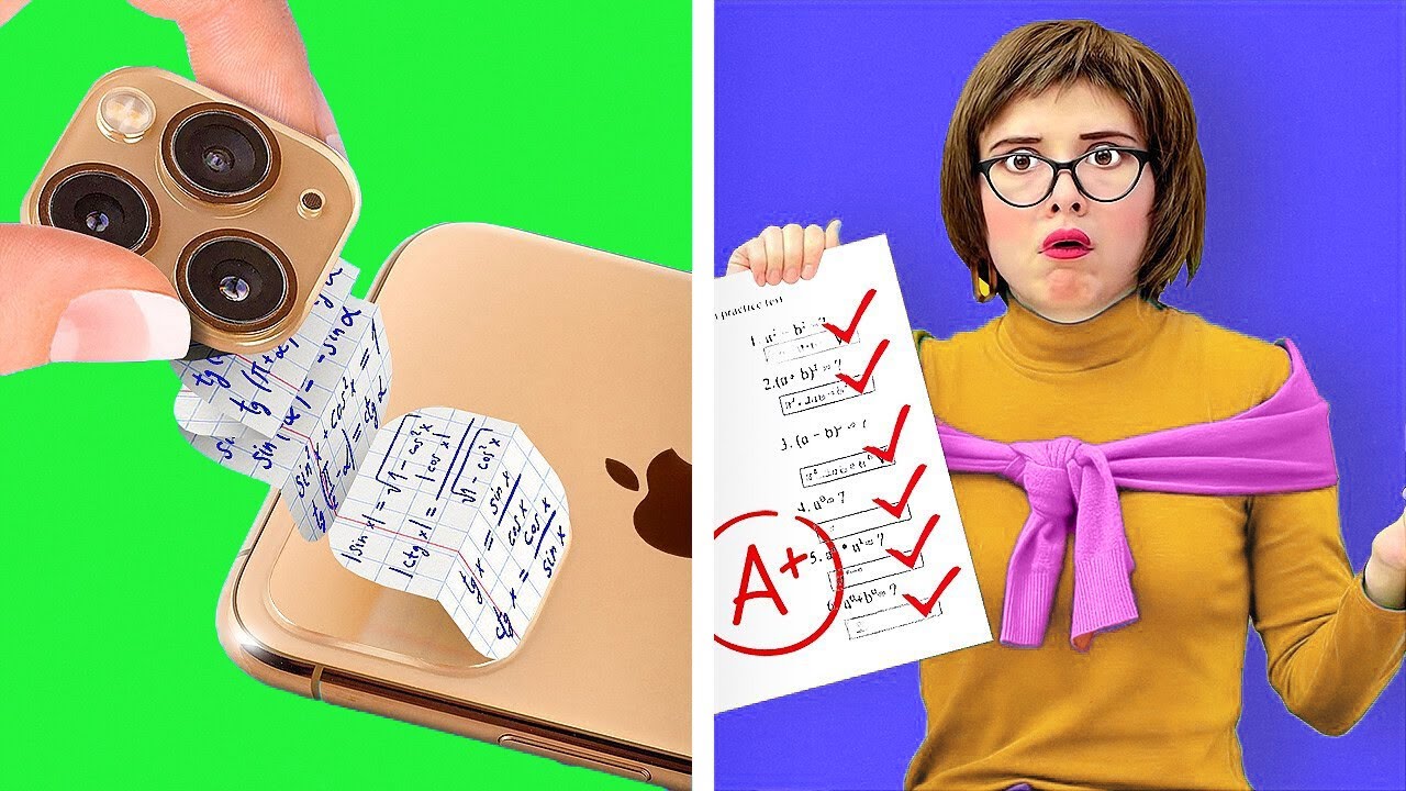 КРЕАТИВНЫЕ ШКОЛЬНЫЕ ХАКОВЫ ||Простые поделки и хаки для возвращения в школу! от 123 GO!