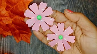 DIY- How to make easy paper flower idea /pepar craft idea |making at home 🌺