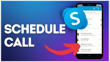 How to schedule a call on Skype?