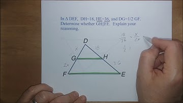 Parallel Lines and Proportional Parts Part A