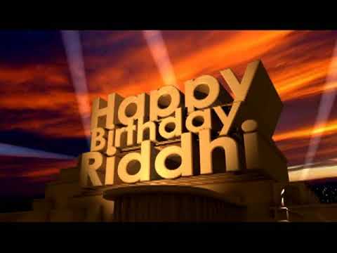 Happy Birthday Ridhi