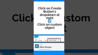 How to Create an Object in Salesforce | Step by Step for Beginners #salesforce #english
