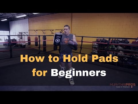 How to Hold Muay Thai Pads for Beginners