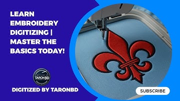 Professional Embroidery Digitizing Tutorial Master the Basics of Digitizing for Embroidery Machines