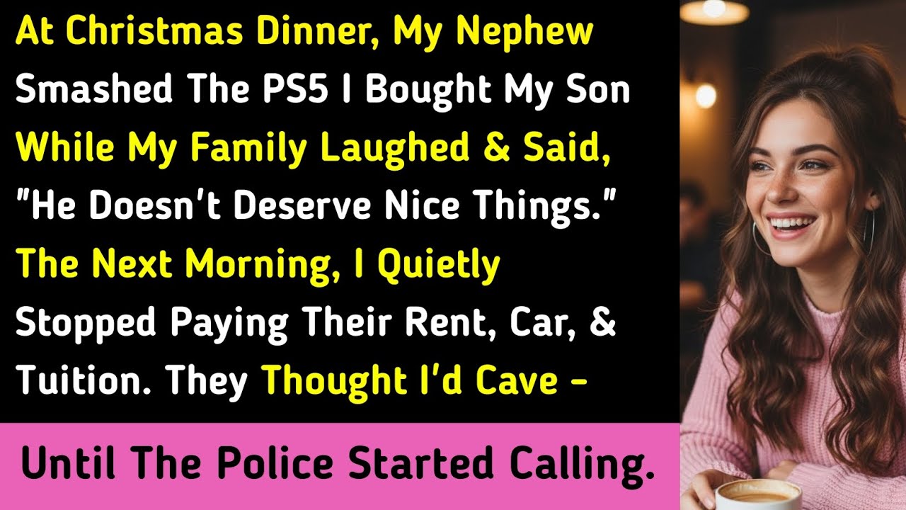 At Christmas Dinner, My Nephew Smashed The PS5 I Bought My Son While My Family Laughed & Said, 