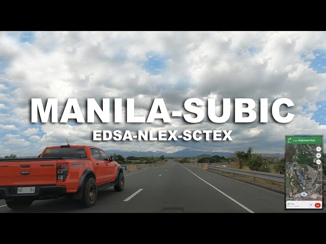Manila to Subic Bay Full Driving Tour | EDSA-SCTEX | TFH TV | Olongapo, Zambales, Philippines