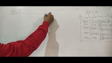 Question 2 and 3 exercise A  index number business statistics bcom 2nd year Dr s m shukla stata