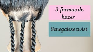 Cómo hacer senegalese twist