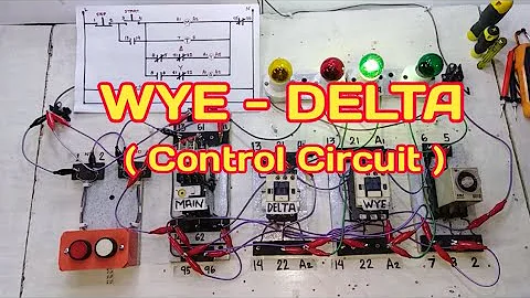 WYE DELTA Control Circuit Wiring Tutorial (Tagalog) Basic Motor Control Tutorial