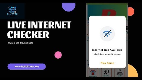 How to check live internet connection in android studio