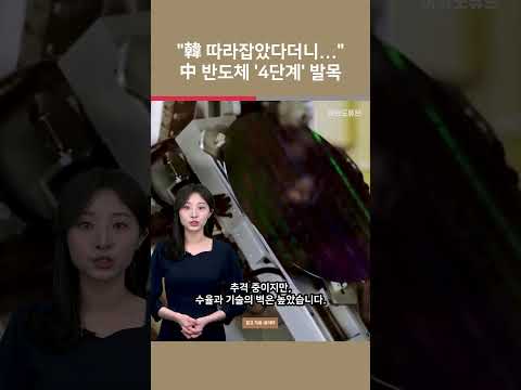 “韓 따라잡았다더니...” 中 반도체 ‘4단계’ 발목 / 여의도튜브