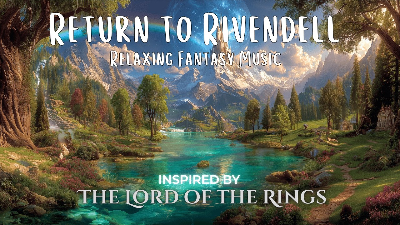 Return to Rivendell | Relaxing Fantasy Music Inspired by The Lord of the Rings