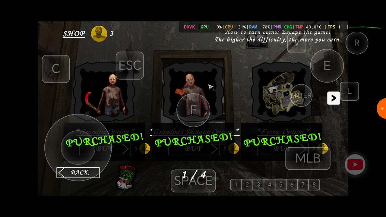 Granny legacy v1.7.6 with slendrina but im bit scared