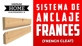 Tutorial Sistema de anclaje francés #anclajefrances #frenchcleat #vintagehomemx #tutorial #diy