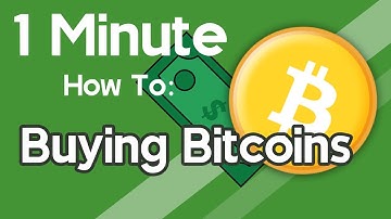 Buying Your FIRST BITCOINS - 1 minute Guide