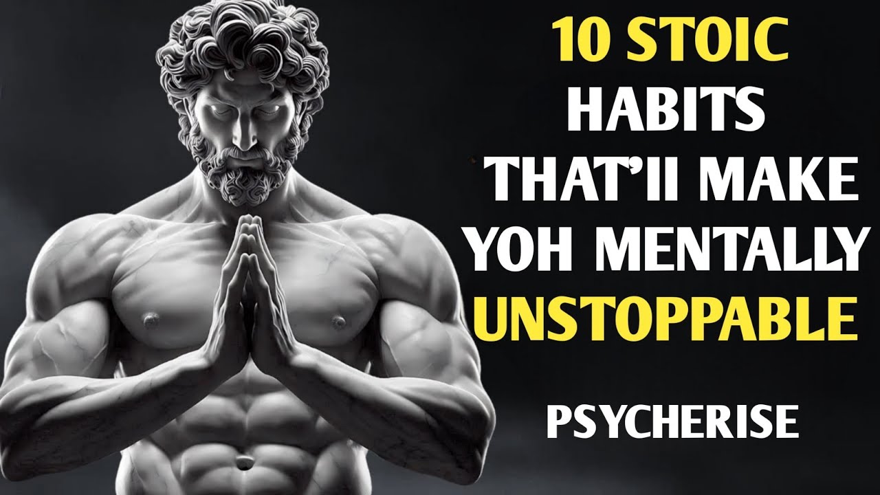 10 Stoic Habits That’ll Make You Mentally Unstoppable | Stoicism - YouTube