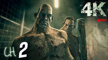 Outlast - [4K/60fps] (100%, Nightmare, All Collectables) Walkthrough Part 2 - Prison Block