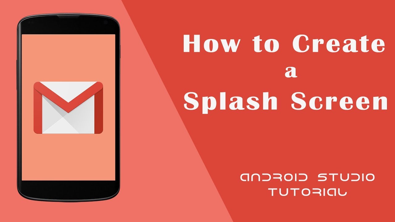 How to create a Splash Screen in Android Studio - YouTube