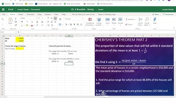 Prob/Stat - Lesson 3.2 Part 2 - Chebyshev