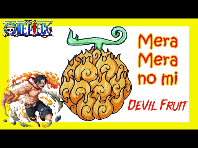 How to Draw Mera Mera No Mi from One Piece 