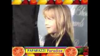 Seven-year-old DAKOTA JOHNSON, brother ALEXANDER join DON JOHNSON at People's Choice Awards 1997
