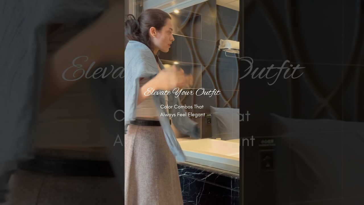 Color combo that always feels elegant 🤍✨ 