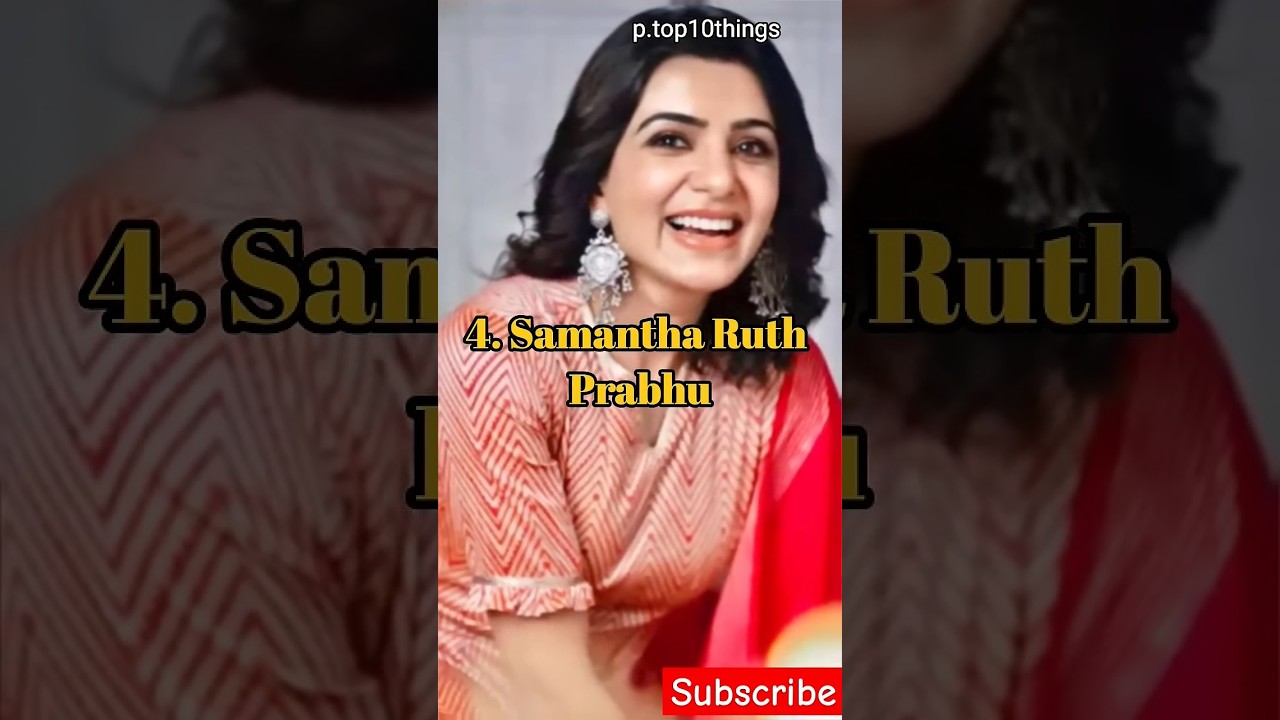 Top 10 South Indian Actresses With The Most Kissable💋👄💄 Lips