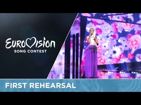 Gabriela Gunčíková - I Stand (Czech Republic) First Rehearsal