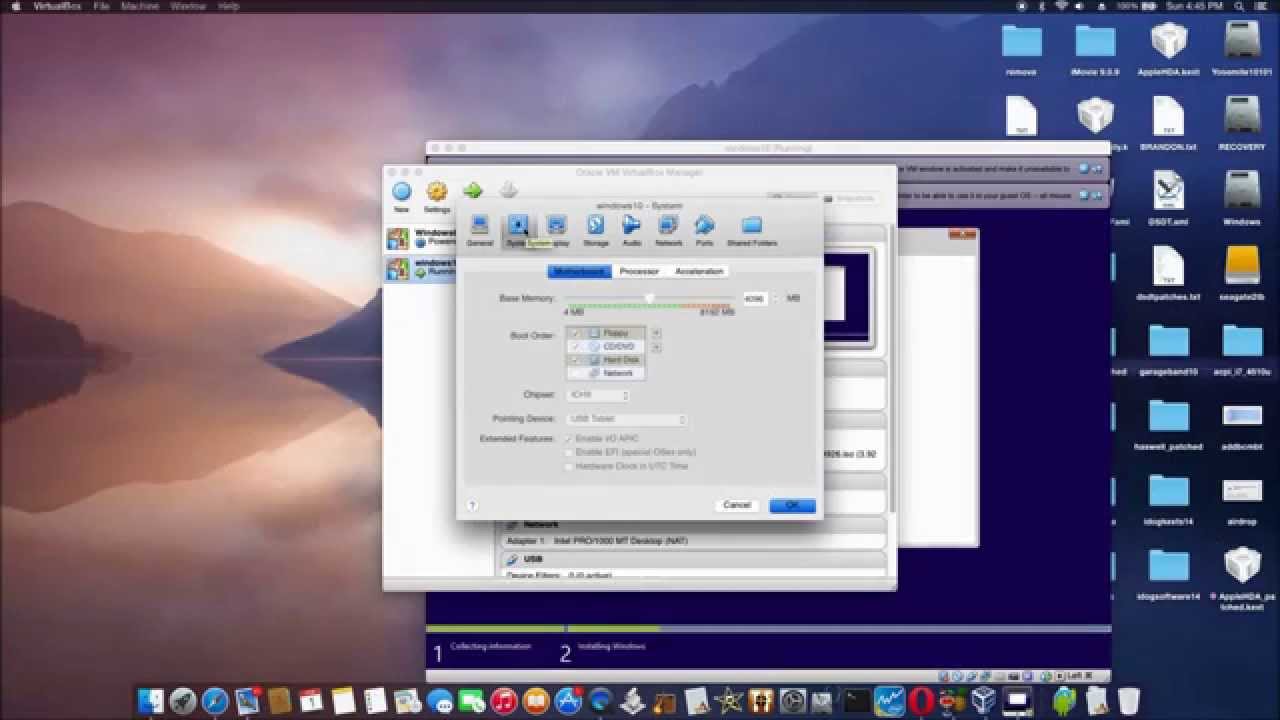 hacked os x yosemite for virtualbox