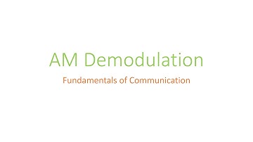 AM Demodulation | Matlab Simulation | Simulink