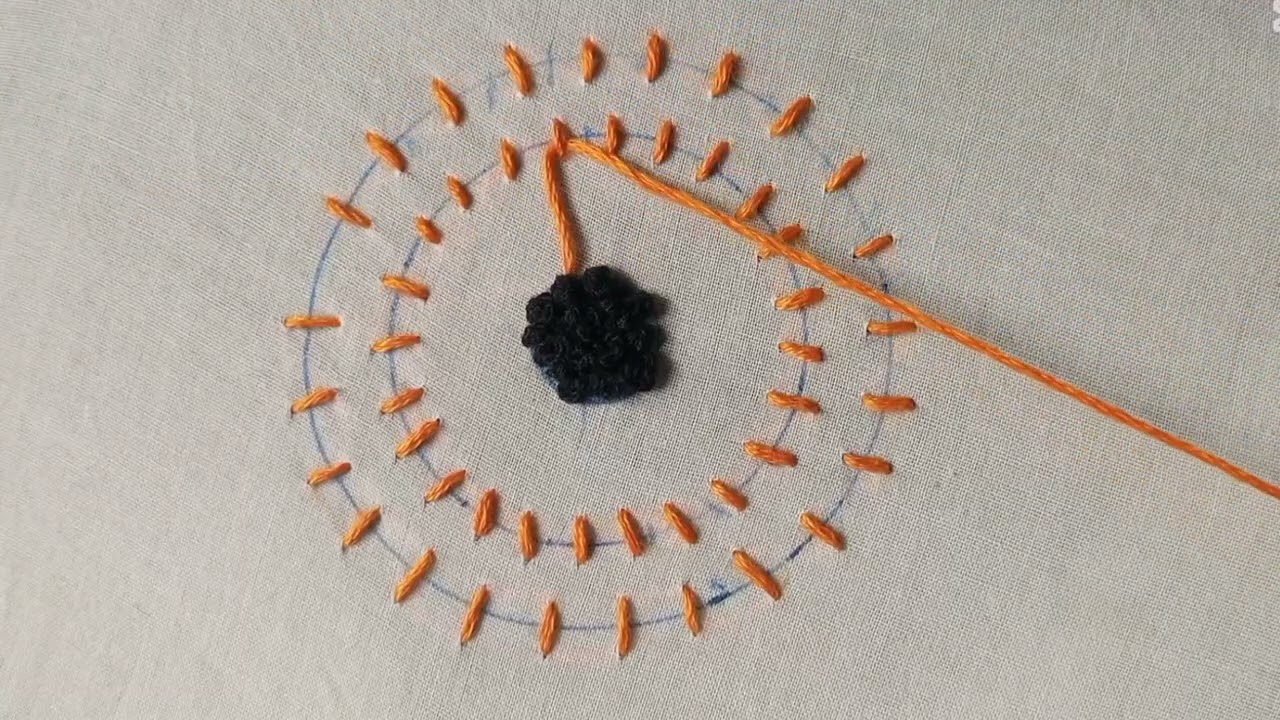 Hand Embroidery Latest Flower Design||Handcraft||Handmade||latest embroidery flower