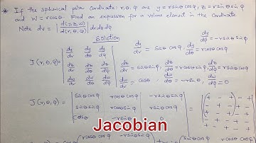 Jacobian | CALCULUS