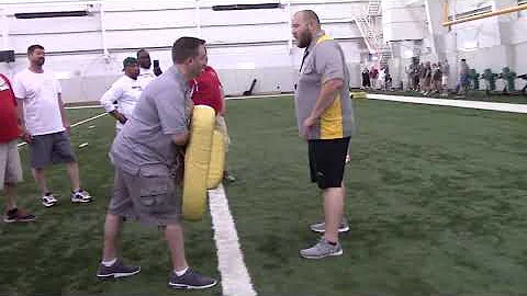 Youth Football Drills :: Offensive Line Play