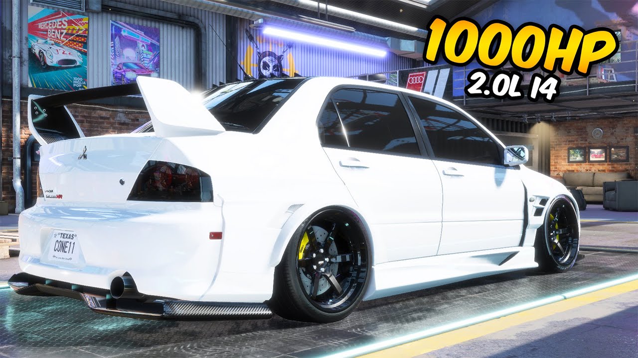 Need for Speed Heat Gameplay - 1000HP+ MITSUBISHI LANCER EVOLUTION IX Customization | Max Build 400+