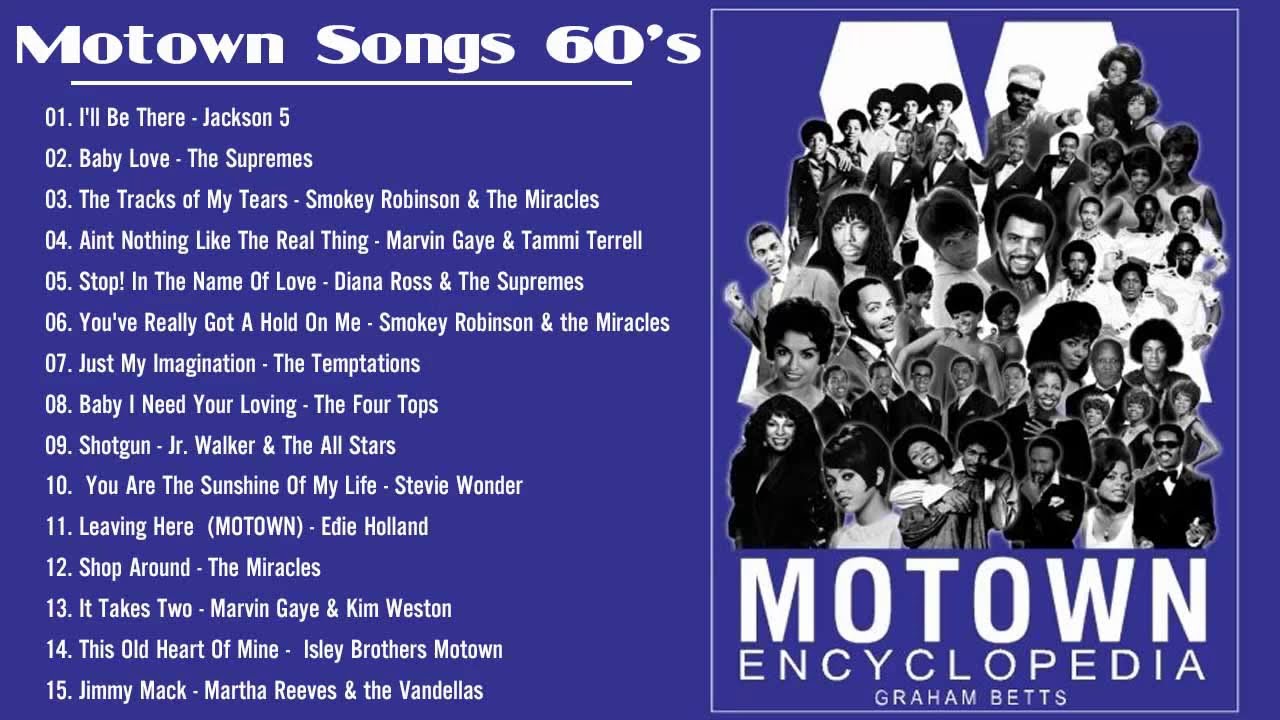 Download Best Motown Classic Songs 60's 70's The Jackson 5,Marvin Gaye,Diana Ross,The Supermes,Lionel Richie