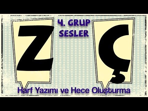 Dik Temel Harfler 4 Grup Seslerin Yazimi Ve Heceleme 17 Zcgscp Z Ve C Sesleri Youtube