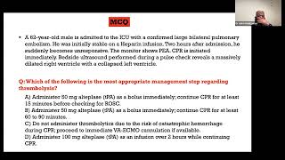 Acute Pulmonary Embolism Part 2 Dr / Adel Hussein Critical Care Consultant,
