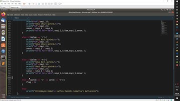 Hesap Makinesi C Programlama Ornek_1