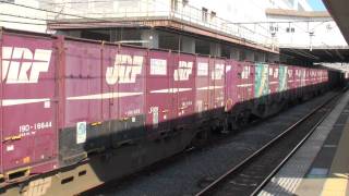 2010-01-23 [常磐線] EF81 96 + コキ100系, 高速貨2095 (2)