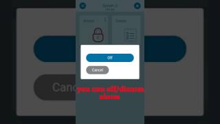 Protegus- Received notification and off disarm alarm disarming screenshot 3