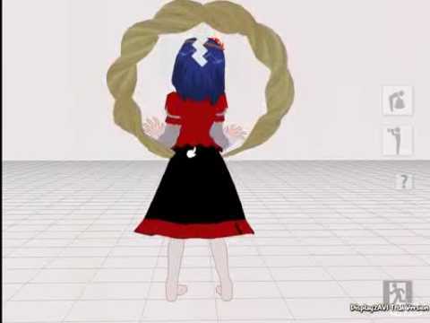 東方　神奈子様の背中をこう(　･ω･)σ