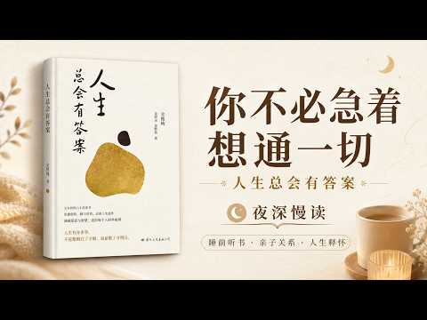 《人生總會有答案》：你不必急著想通一切，人生總會有答案｜夜深慢讀