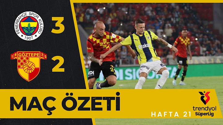 3-2 Fenerbahçe - Göztepe Maçı Özet | Süper Lig’in En Çekişmeli Karşılaşması! oyun similasyondur