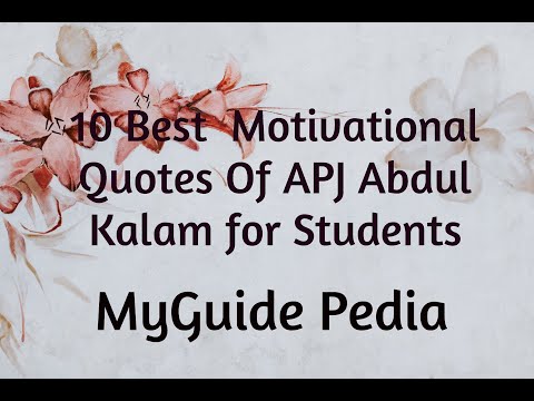 10 Best Motivational Quotes of APJ Abdul Kalam for Students