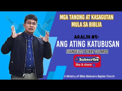 Bible Study: Our Redemption , Aralin no. 5 Ang Ating Katubusan