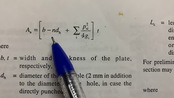 Tension member problem steel plate is connected with zig zag bolting pattern